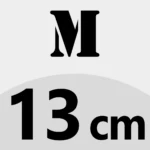 13 cm