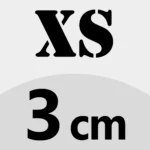 3 cm